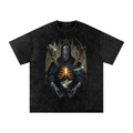 Hollow Knight - Snow Washed Oversized Cotton T-Shirt