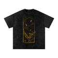 Masked Bug - Snow Washed Oversized Cotton T-Shirt