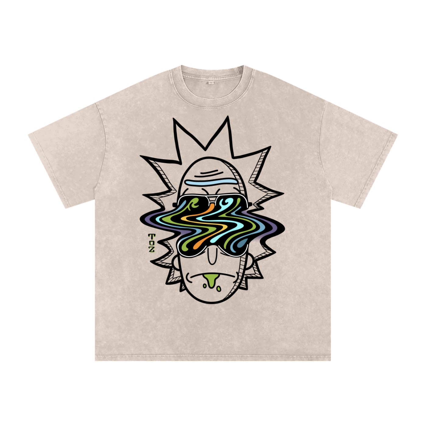 The Rickle in Time - Oversized Cotton T-Shirt