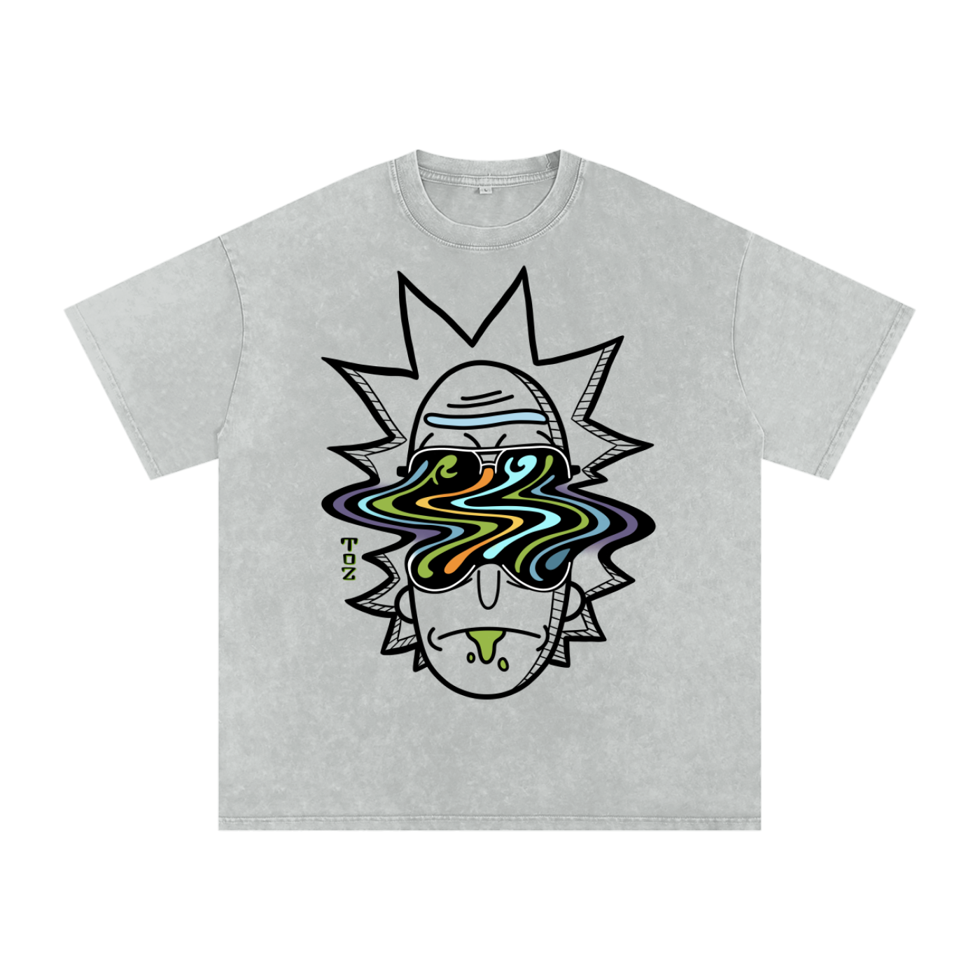 The Rickle in Time - Oversized Cotton T-Shirt